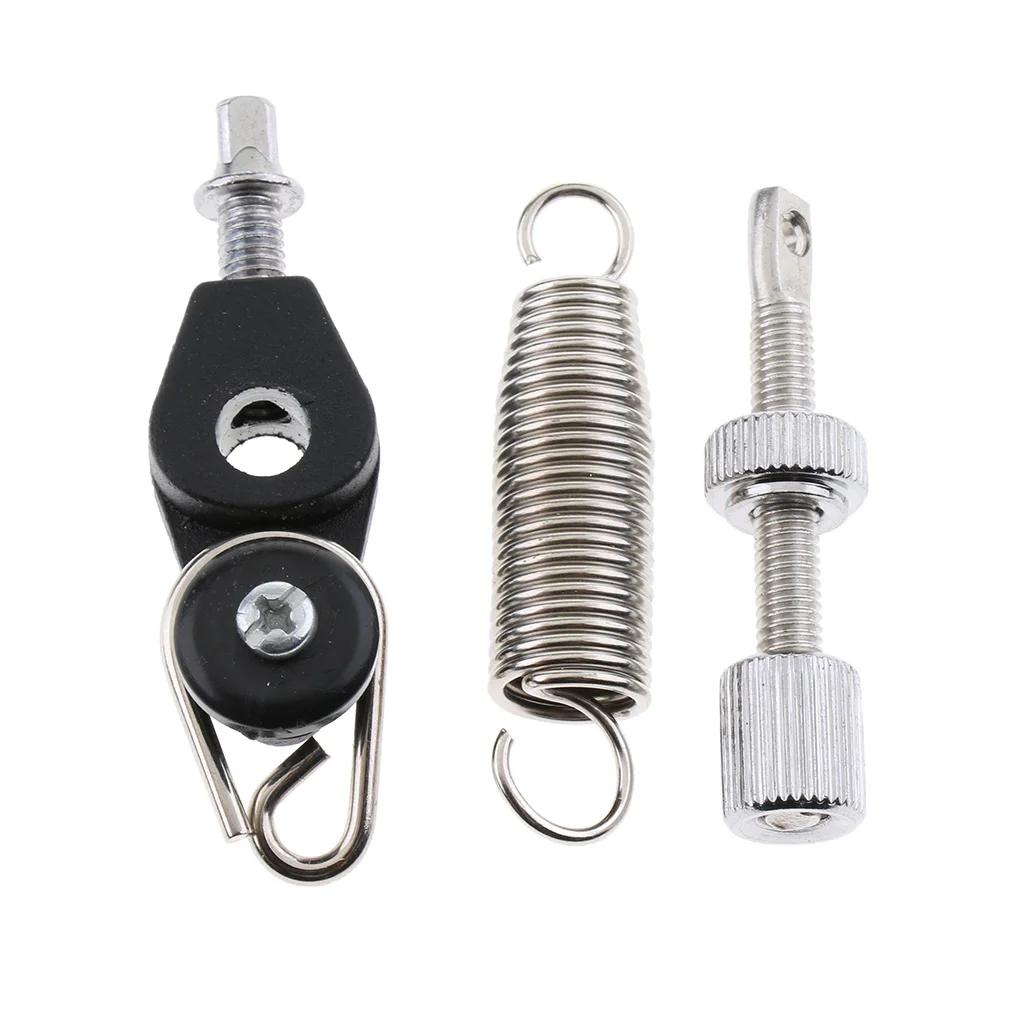 1Pc  5.7cm Metal Bass Drum Foot Pedal Spring with D-ring Springs Tensioner For Drummer #1 Percussionist Musical Part Accessories