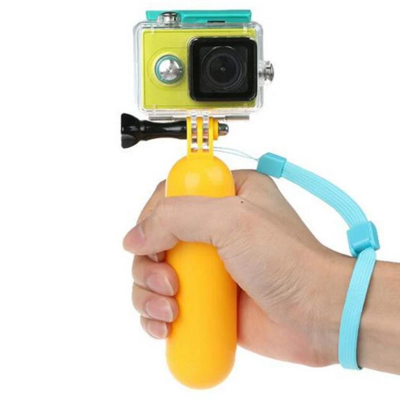 Handle Float Bobber Grip Waterproof for GoPro Hero 8 7 6 5 4 Session 4K SJCAM SJ5000 Action Camera Bobber for Go pro 7 Accessory-0