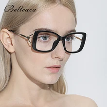 Bellcaca оправа для очков женские очки по рецепту для близорукости компьютерные оптические прозрачные линзы оправа для глаз для женщин BC695