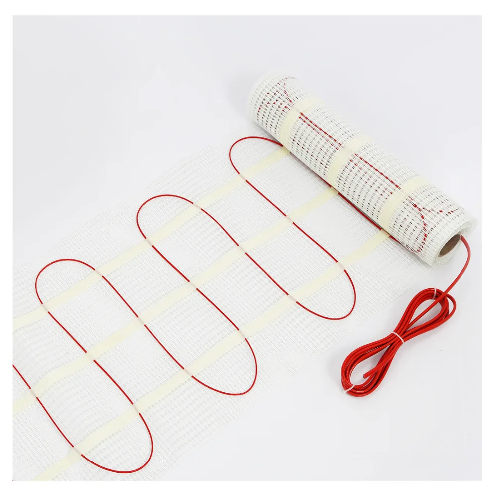 2M2, 200 W, envío gratis Kit de alfombrilla de calefacción eléctrica por suelo radiante con termostato de calor para sistemas de calefacción de suelo, venta al por mayor T100-2.0 2M2, 200 W, envío gratis Kit de alfombrilla de calefacción eléctrica por suelo radiante con termostato de calor para sistemas de calefacción de suelo, venta al por mayor T100-2.0