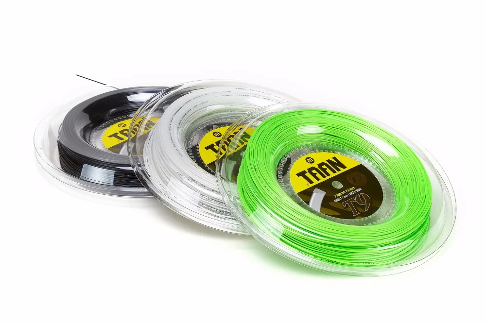 

1 Roll TAAN T9 Triangle soft tennis strings 1.15mm 12M polyester tennis racket string Comfortable tennis strings