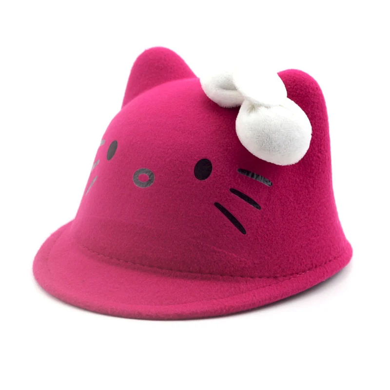 Hello kitty детские летние шапки кепки Кот милый hello kitty ребенок бейсбол Открытый обувь для девочек Кепка с козырьком от солнца Harajuku женский - Цвет: A