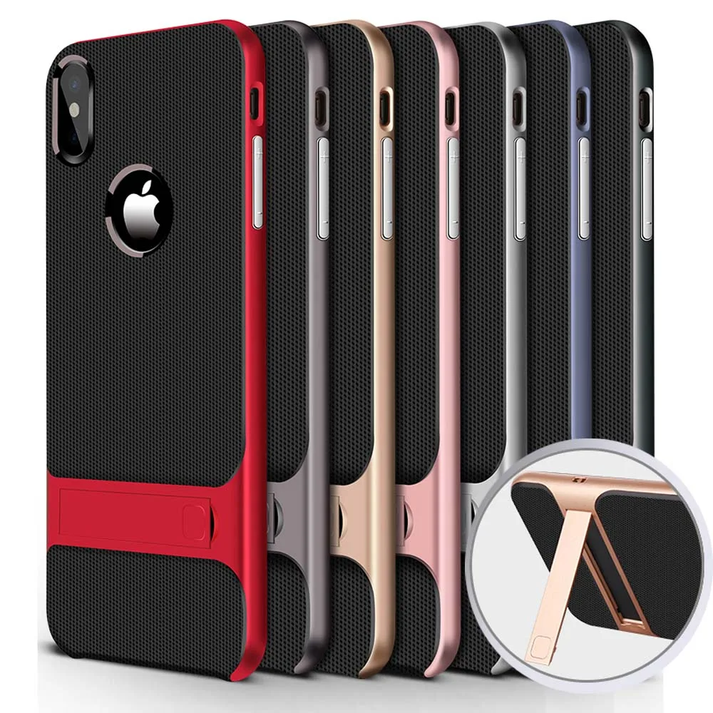 For iPhone XS Case Anti fall Bracket Phone Case for iPhone