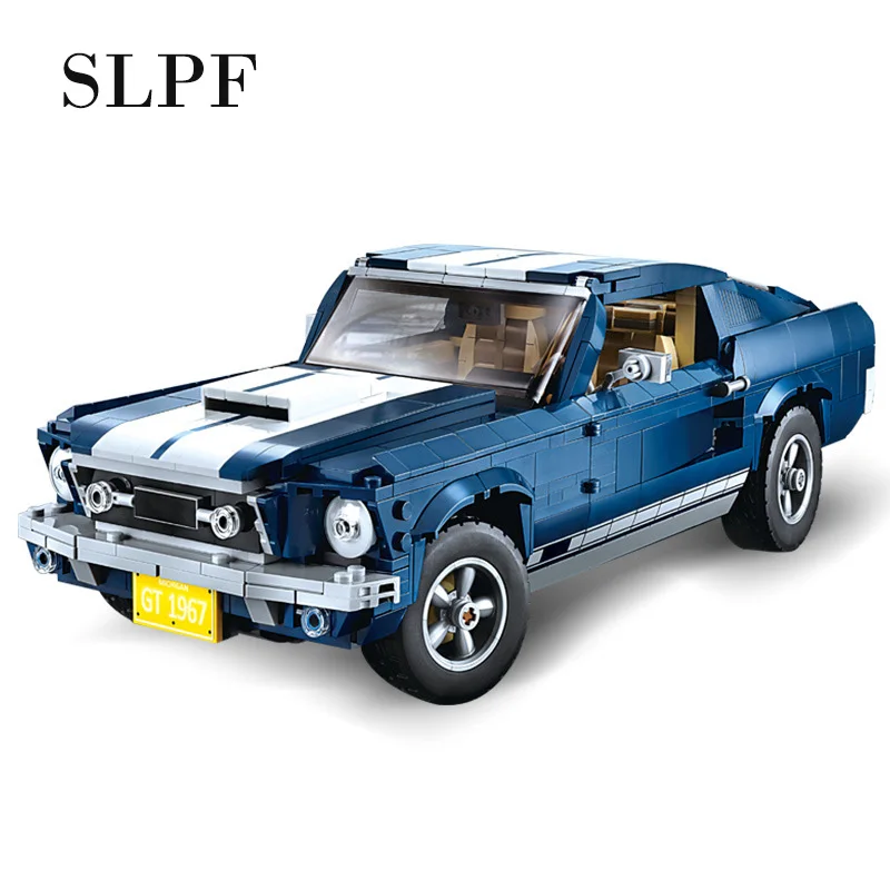 

SLPF Technology Series Sports Car Model Kit Building Blocks Brick Children Educational Assembly Boy Toys Compatible Legoing I11