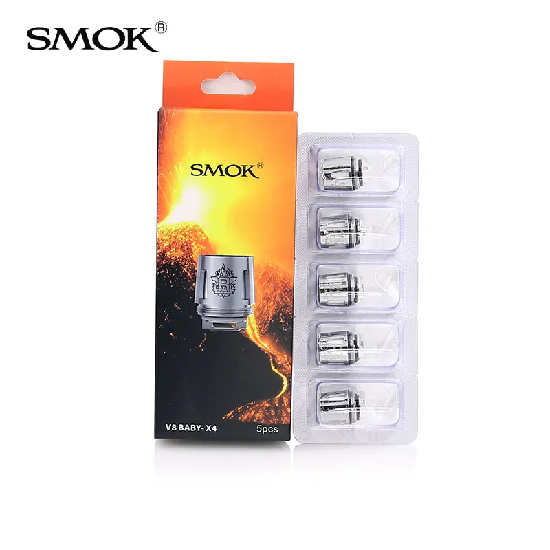 bilder für Ursprüngliche SMOK TFV8 BABY X4 Spule 0.15ohm Ersatzspule Quad core V8 Baby X4 Spule fit für TFV8 BABY/Großes Baby Tank bilder für Ursprüngliche SMOK TFV8 BABY X4 Spule 0.15ohm Ersatzspule Quad core V8 Baby X4 Spule fit für TFV8 BABY/Großes Baby Tank
