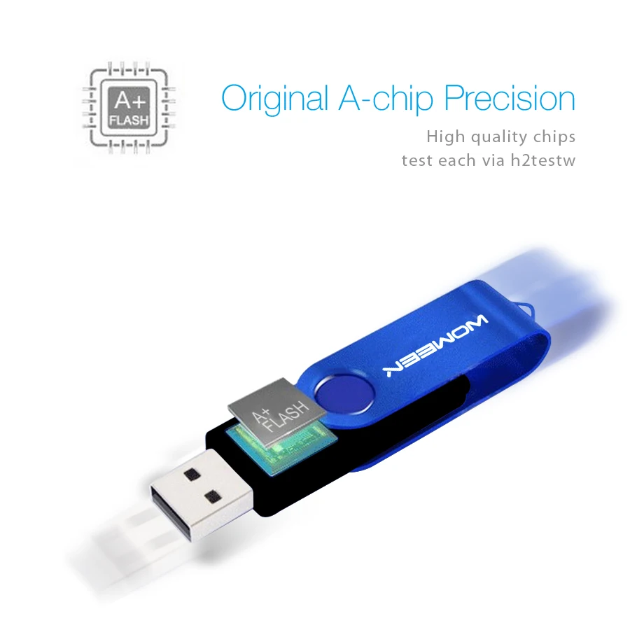 Moweek M33 Мода 2016 года металла OTG USB 2.0 cle 4/8/16/32/64 ГБ flash drive полный Ёмкость флешки usb memory