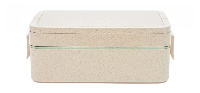 TUUTH Wheat Straw Lunch Box 2 3 Layer Microwave Bento Boxes Dinnerware Food Storage Container Food box B13