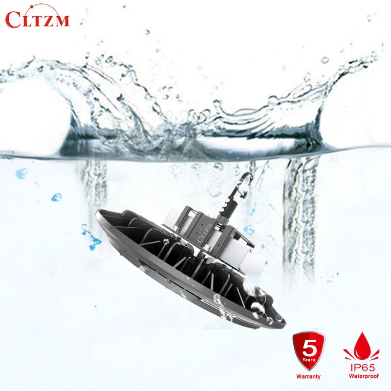 Cltzm залива СИД высокий Освещение НЛО Высокое качество 200 Вт IP65 MEANWELL AC12/24/36/48 В 5 лет