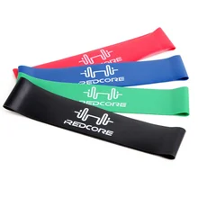 Yoga Fitness Training Latex Tape 4 Pieces / SET Sports Training Training Stretch Band Strength Resistance Band