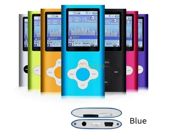 

100PCS MP4 Player Support TF Card Slim Small Multi-lingual Selection 1.8 LCD Portable MP3 Player Music PLAYER FLOWER BUTTON