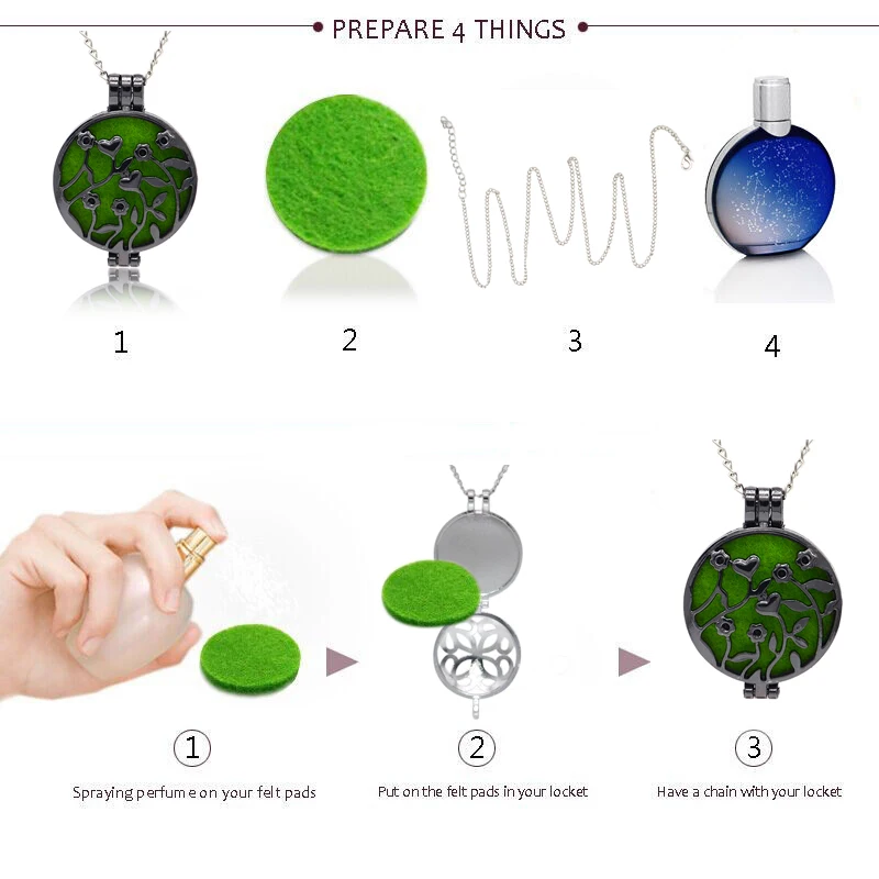 Charms Jewelry Hollow Vintage Necklace Shellhard Round Fragrance Locket Essential Oil Aromatherapy Diffuser Pendant Necklaces