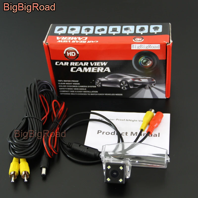 BigBigRoad Car Rear View Reversing Backup Parking Camera Night Vision Waterproof For Mazda 2 3 Mazda2 Mazda3 Sport 2004- 2013 | Автомобили