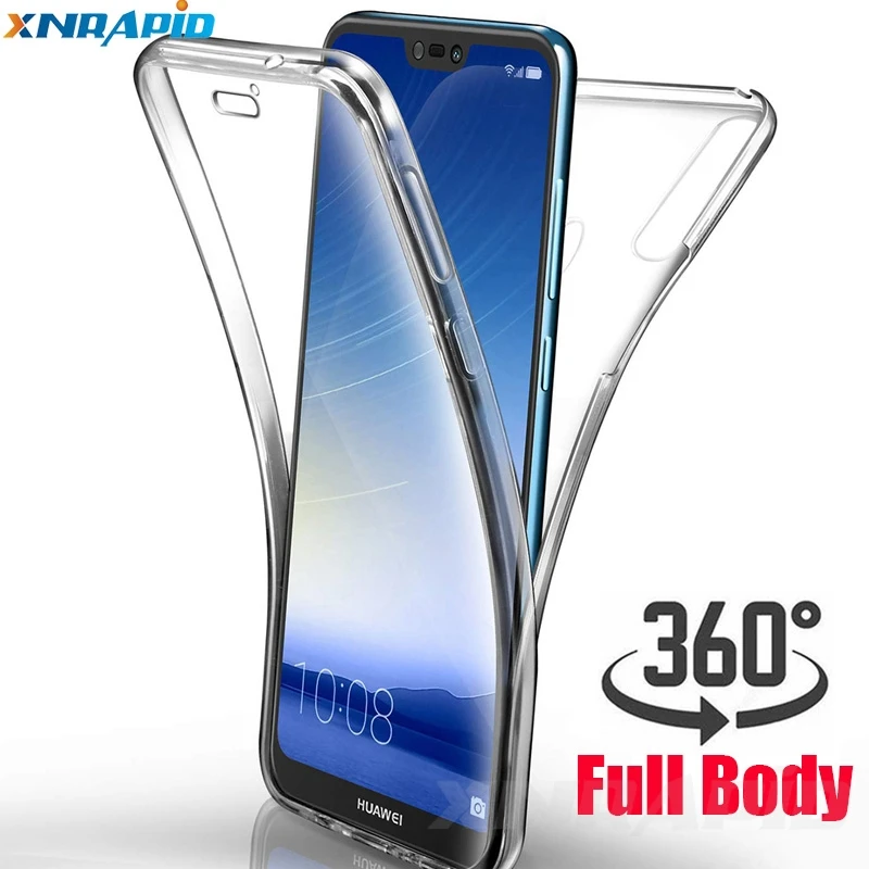 Чехол 360 градусов для huawei P20 Lite прозрачный мягкий чехол из ТПУ на чехле Huawei P30 Mate 20