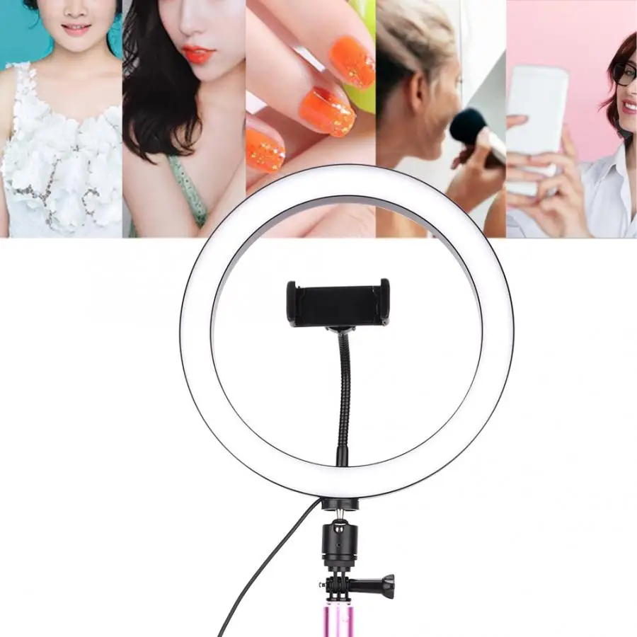 

3 in 1 LED Ring Fill Light with Stand Dimmable LED Fill Light Kit For Video Live Makeup s