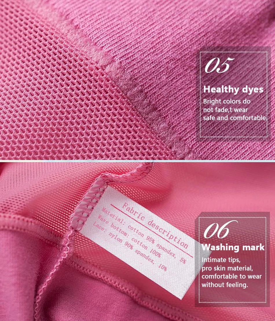 Hot Sale Women Cotton Lace Panties Culotte Femme Sexy Transparent Mesh Underwear High Waist Calcinha Briefs Crotch Underpant (10)