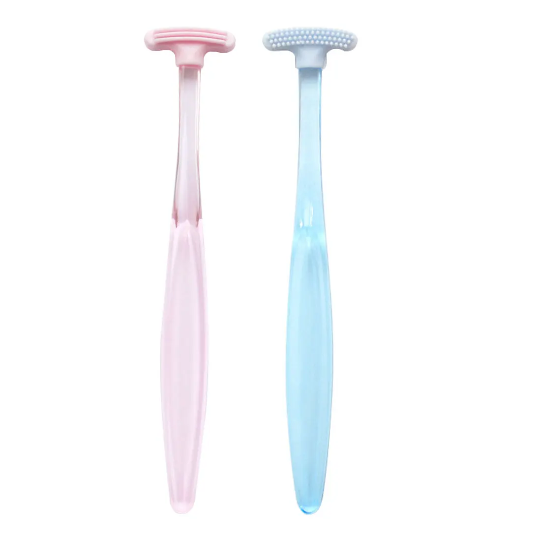Soft Tongue Brush Cleaning the Surface of Tongue Oral Cleaning Brushes Tongue Scraper Cleaner
