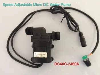 

5-24Vdc Speed Adjustable Micro DC Water Pump DC40C-2460A 900LPH Max Lift 6M 28W Small Submersible pump Fountain pumping