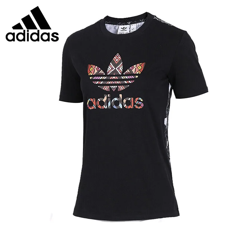 

Original New Arrival 2018 Adidas Originals FARM TREFOIL Women's T-shirts short sleeve Sportswear