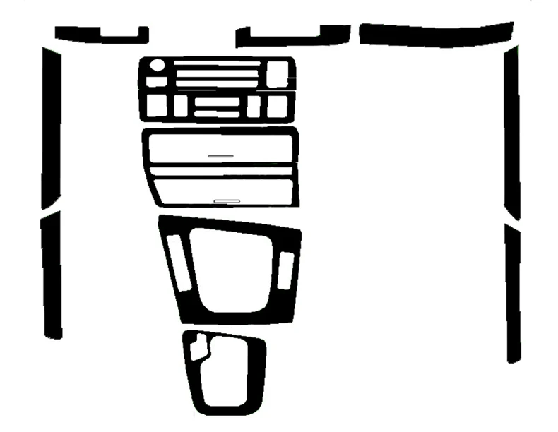 Decalques Adesivo de Moldagem Para BMW 3 Series e46