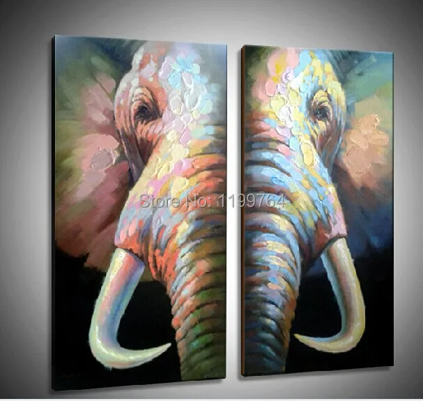 abstract elephant painting