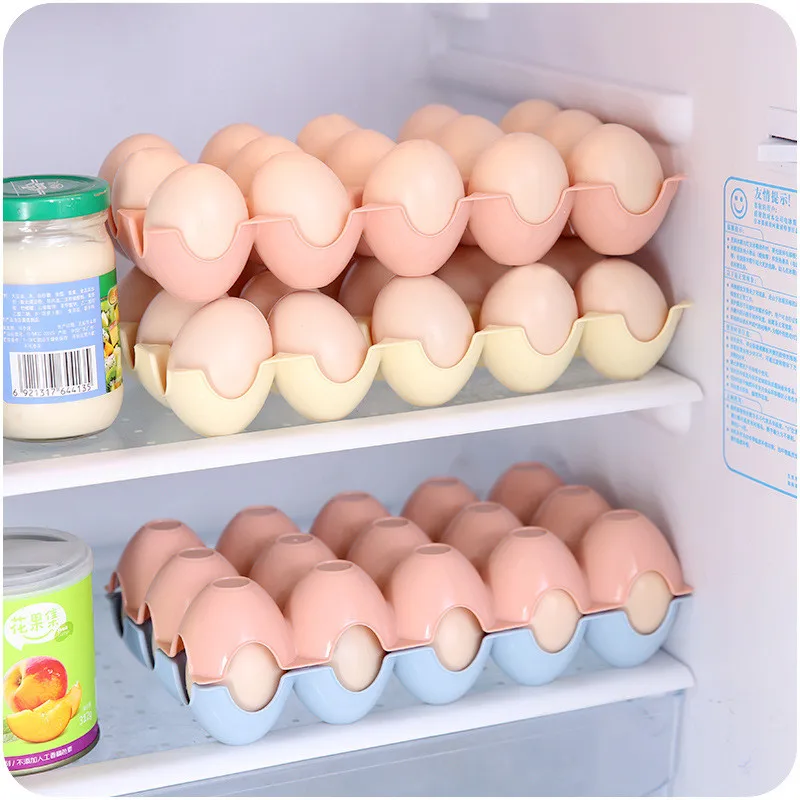 organizador de cocina grande de pl/ástico para nevera y despensa Organizador de caj/ón de huevo para nevera con asas transparente bebidas y condimentos contenedor de almacenamiento para alimentos