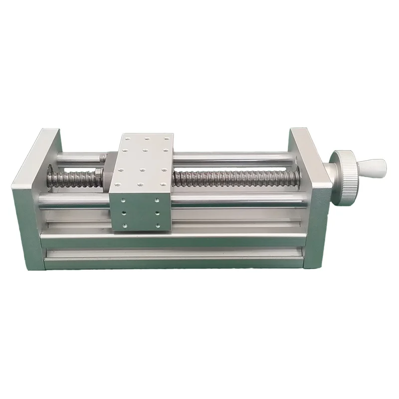 

100/200mm Ball screw silver manual Linear Stage Translation stage linear Guide Translation Stage displacement platform