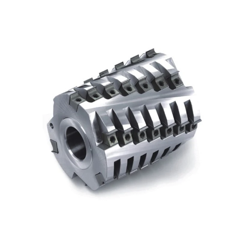 Screw cutter head Sprial Planing Cutter Head Helical Cutter for Spindle Machine 4 side Moulder