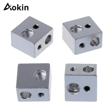 

3D printer Accessories heating block Makerbot MK10 dedicated print head heated Aluminum block MK 10 Extruder Brass M7 Nozzle Kit