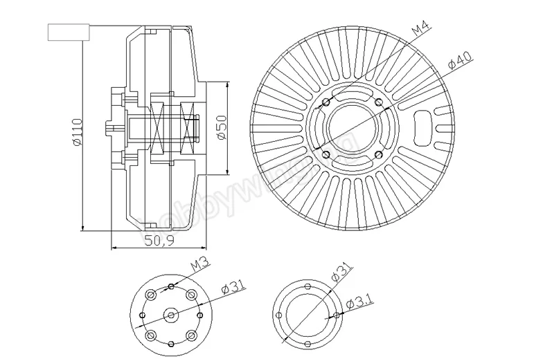 X100 KV100 KV115 бесщеточный двигатель высокой мощности с высокой нагрузкой водонепроницаемый двигатель HLY T10 1 шт. большой сельскохозяйственный Дрон