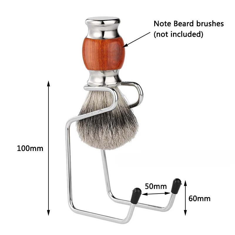 Кисточка для бритья из барсучьего волоса бритвы подставка держатель+ миска-чашка для бритья мыльница набор инструментов для мужчин из нержавеющей стали