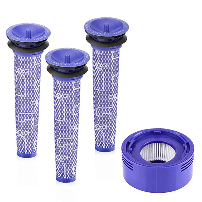 

ilife 4 Pack Compatible For Dyson V7 V8 Animal And Absolute Cordless Vacuum, For Dyson Replacement Hepa Pre-Filter Part 965661