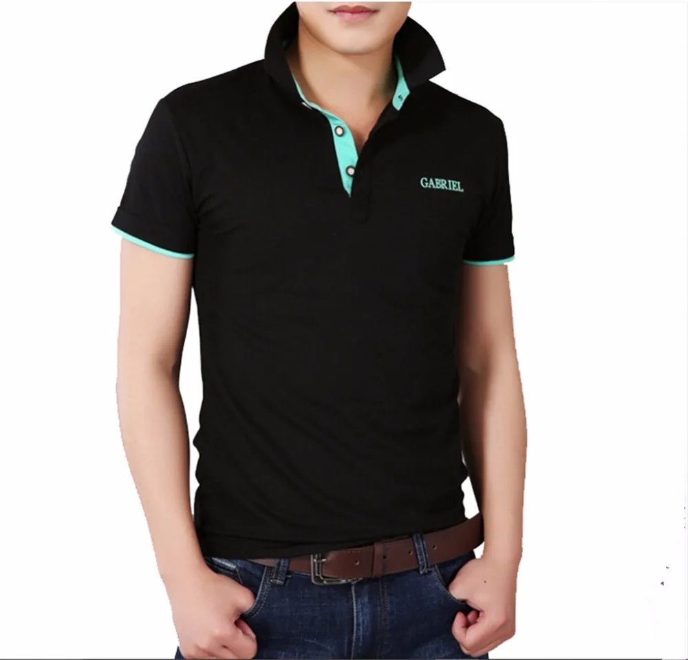 

Men Polo shirt Classic short sleeve breathable