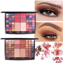 

MISSROSE Multicolor Long-Lasting Easy To Makeup Eye Shadow Palette With Brush Shiny Matte Shimmer Pigmented Eyeshadow Powder