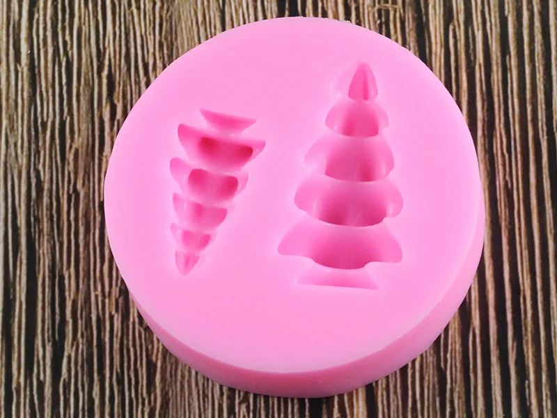 Сосновая Форма 3D силиконовая форма для кексиков форма для формы из полимерной глины шоколадные кондитерские конфеты делая инструменты для украшения