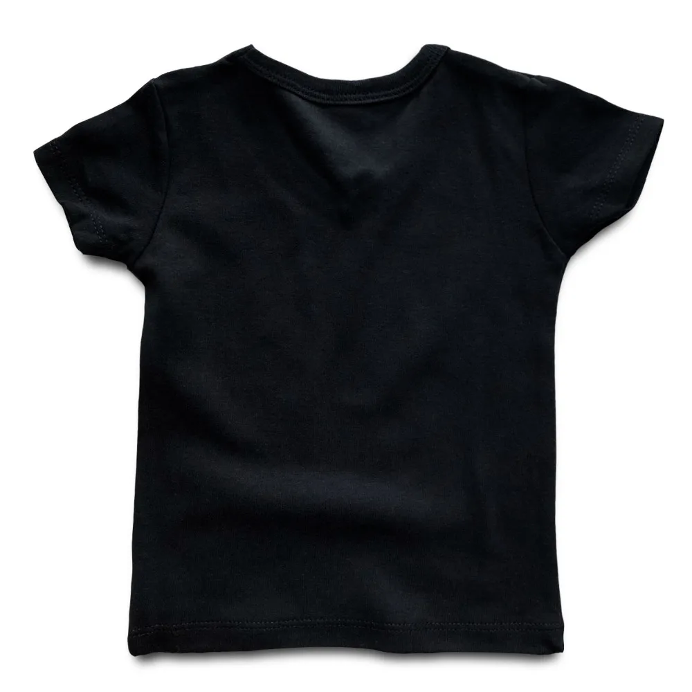 3 шт.; одежда для малышей; модная черная футболка с короткими рукавами; хлопковая одежда унисекс для новорожденных мальчиков и девочек; футболки; повседневный костюм