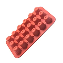 1pc sobremesa ferramentas bolo molde para assar 18 cavidade molde de silicone canele moldes sobremesa francesa