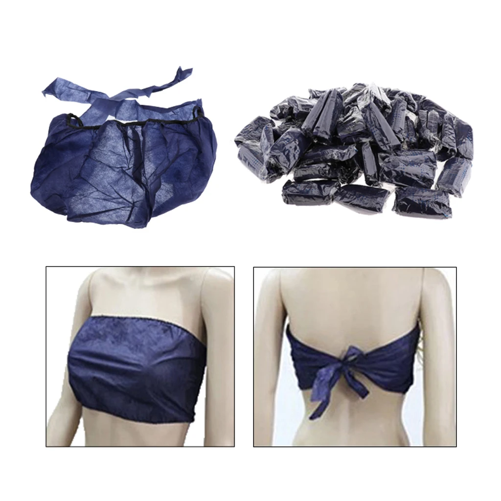 50pcs Wholesale Disposable Spa Massage Non-Woven Women Bikini Bras