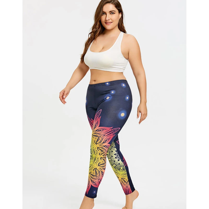 Womens plus size yoga shorts Clearance