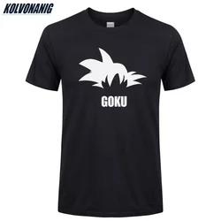 2019 Verano Dragon-Ball Z Cartoon Algodón O-Cuello Manga Corta de Gran Tamaño Camisetas para Hombre Super Saiyan Son Goku Estampado de Anime Camisetas 2019 Verano Dragon-Ball Z Cartoon Algodón O-Cuello Manga Corta de Gran Tamaño Camisetas para Hombre Super Saiyan Son Goku Estampado de Anime Camisetas