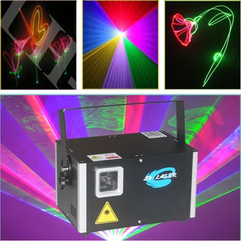 

Free Shipping Outdoor 4.5W RGB Full Color Club Laser Disco laser light Show Projector Dj Equipment Party Laser Lighting