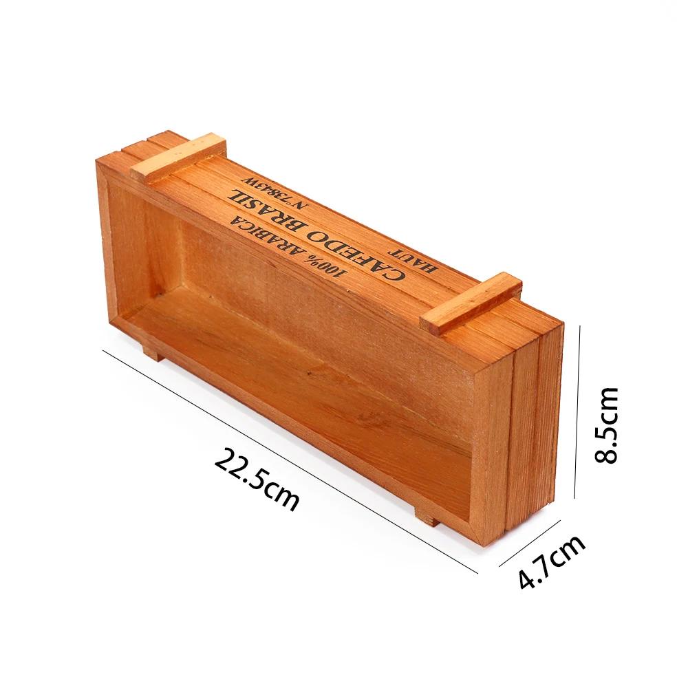 1 шт. винтажный горшок для садового растения декоративные суккулентные деревянные коробки карликовые ящики прямоугольник Садоводство деревянный цветочный горшок