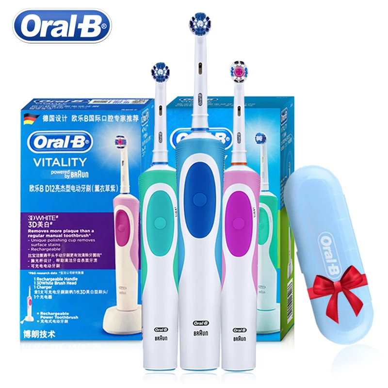 Oral B 2D вращающаяся электрическая зубная щетка точность двойная Чистка