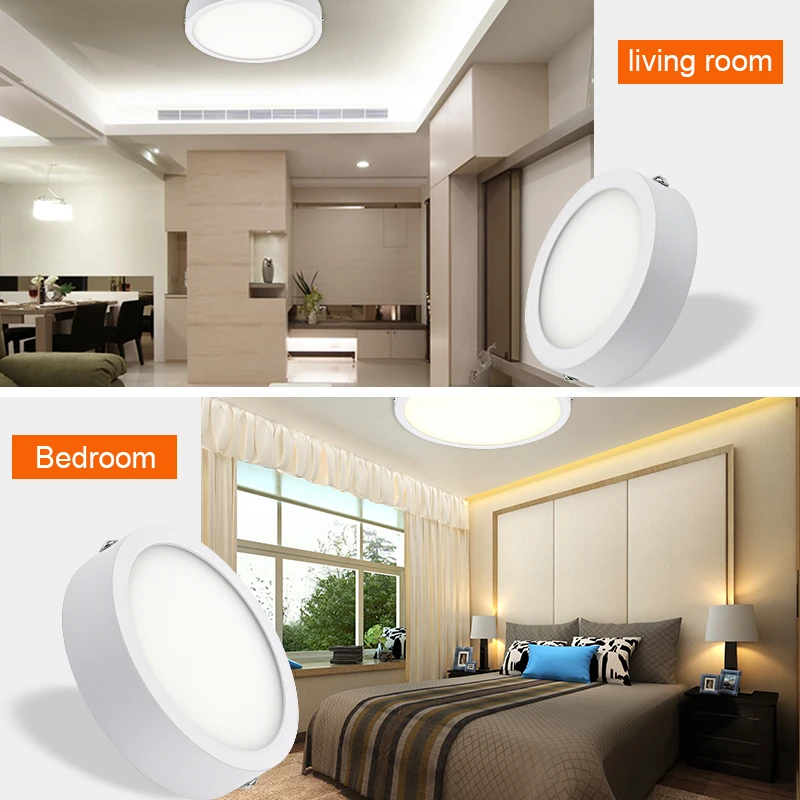 8W/16W/22W/30W LED Panel Light Surface Mounted Ceiling Down Light Fixture Lamps