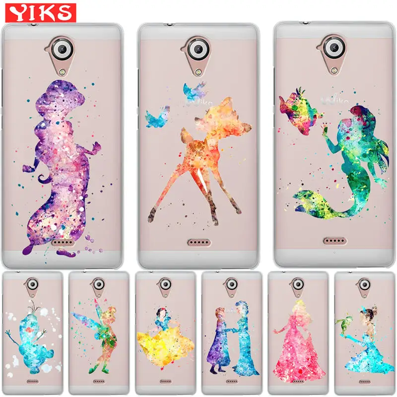 

For Wiko Lenny 3 Case luxury Fairy princess bambi snowman flower Soft Case for Wiko U Feel Lite silicone case cover Coque Etui