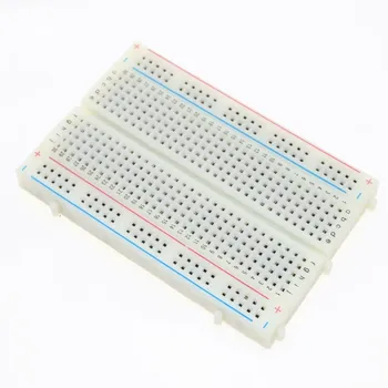 

1 Pcs New 400 Tie Points Solderless PCB Breadboard Mini Universal Test Protoboard DIY Bread Board for Bus Test Circuit Board
