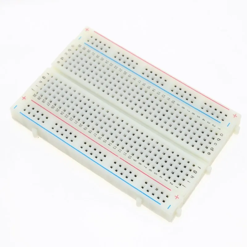 10PCS Mini Universal Solderless Breadboard 400 Contacts Tie-points Available