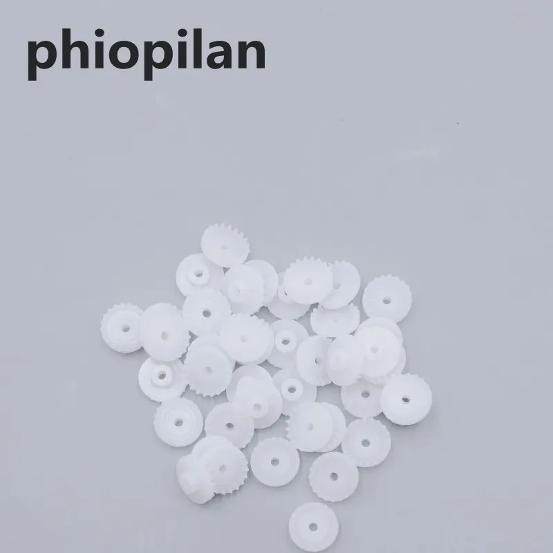 PHIOPILAN 100pcs 0.5 modulus crown gear face 20T c20-2a 20 Teeth Aperture 1.95mm Car Gearbox Plastic motor | Обустройство дома