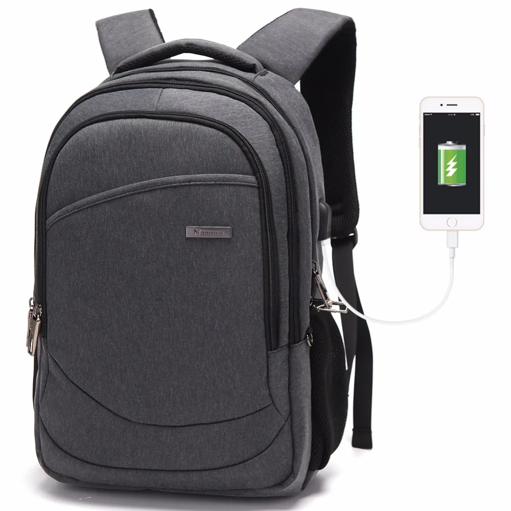 

Modoker Unisex External USB Backpacks Anti-thief Mochila for Laptop 14-15 Inch Notebook Computer Bags Women's Rucksack