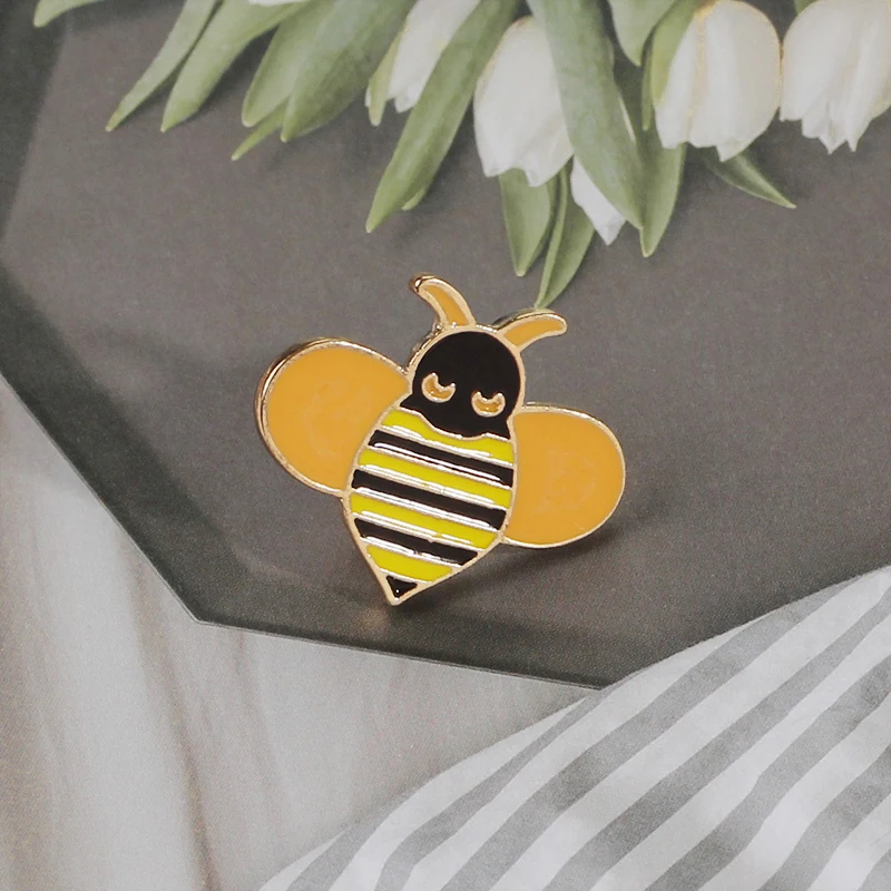Медовая брошь броши в виде пчел & pins милый мультфильм животных пчела значки