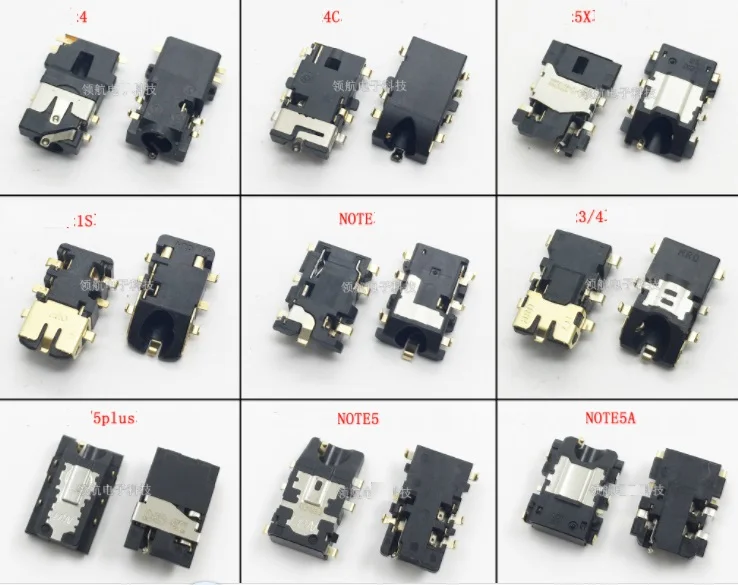 

10 Pcs/Lot, For Xiaomi Redmi 4A 5 Plus Note 5 5A 3 3s Note 4 4x Earphone Headphone Audio Jack Flex Cable Replacement Parts